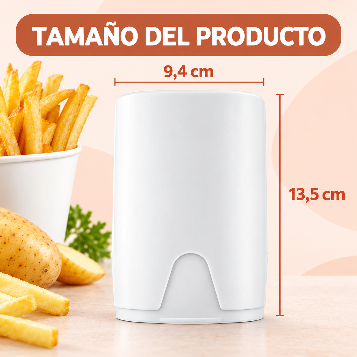 Cortador de Papas y Vegetales - Sin Cuchillo ni Complicaciones