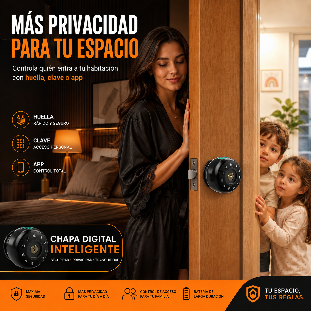 CHAPA INTELIGENTE: Más privacidad, más seguridad, cero llaves