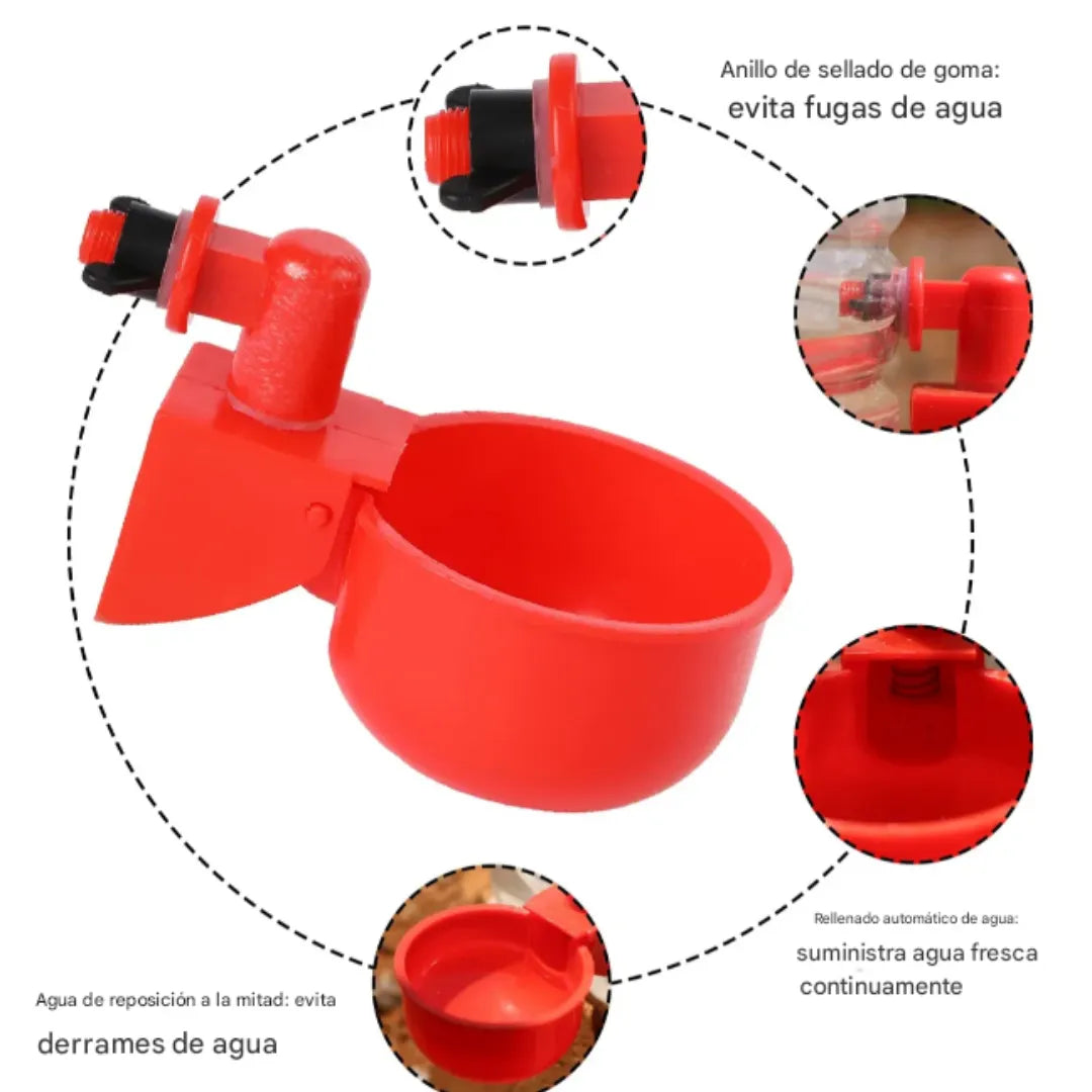 Bebedero AutoFresh para Aves de Corral