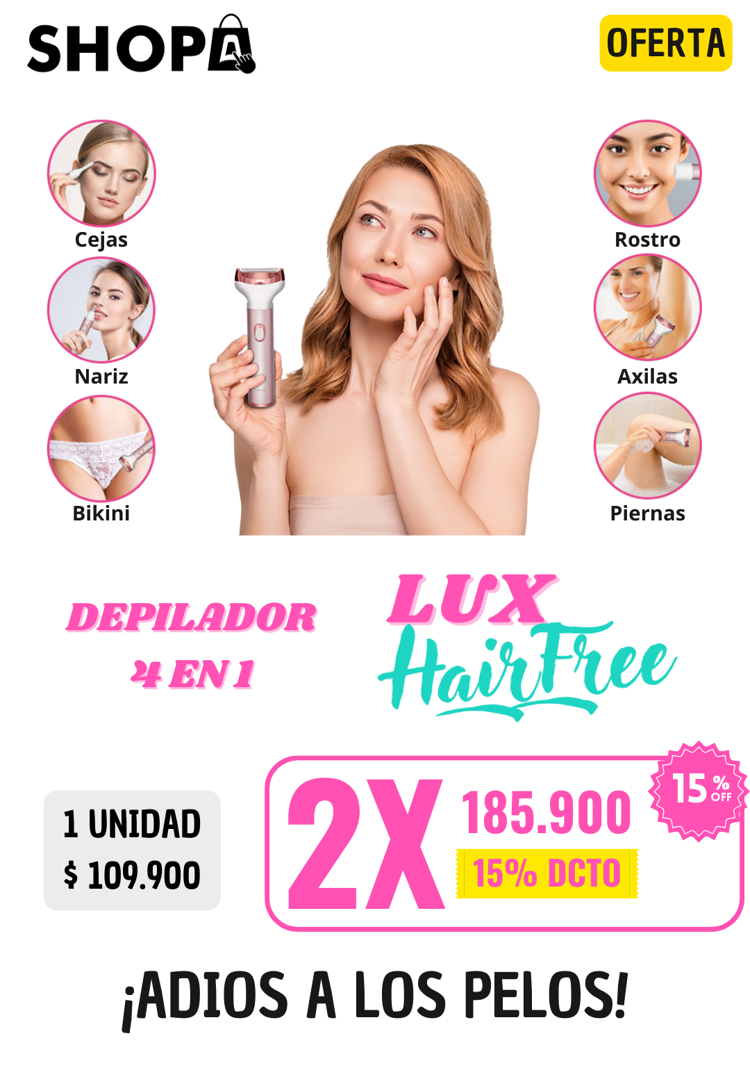 Depilador LUX HAIR FREE