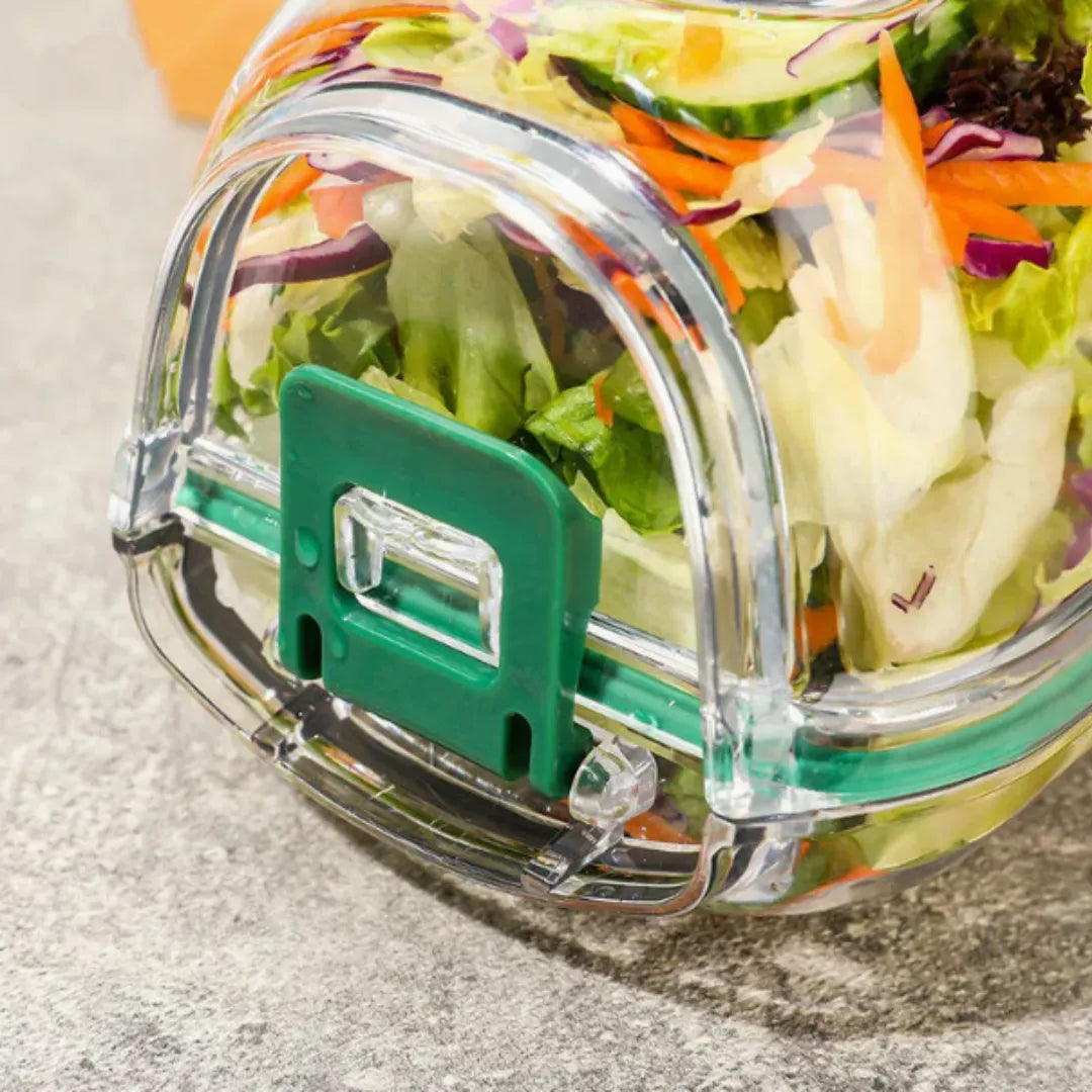 FRASCO PARA ENSALADAS: PREPARA, CONSERVA Y DISFRUTA EN MINUTOS