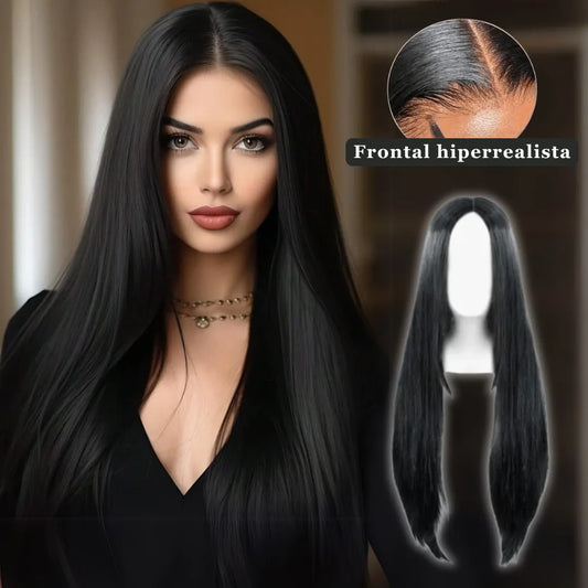 Peluca negra lacia GlowFit™