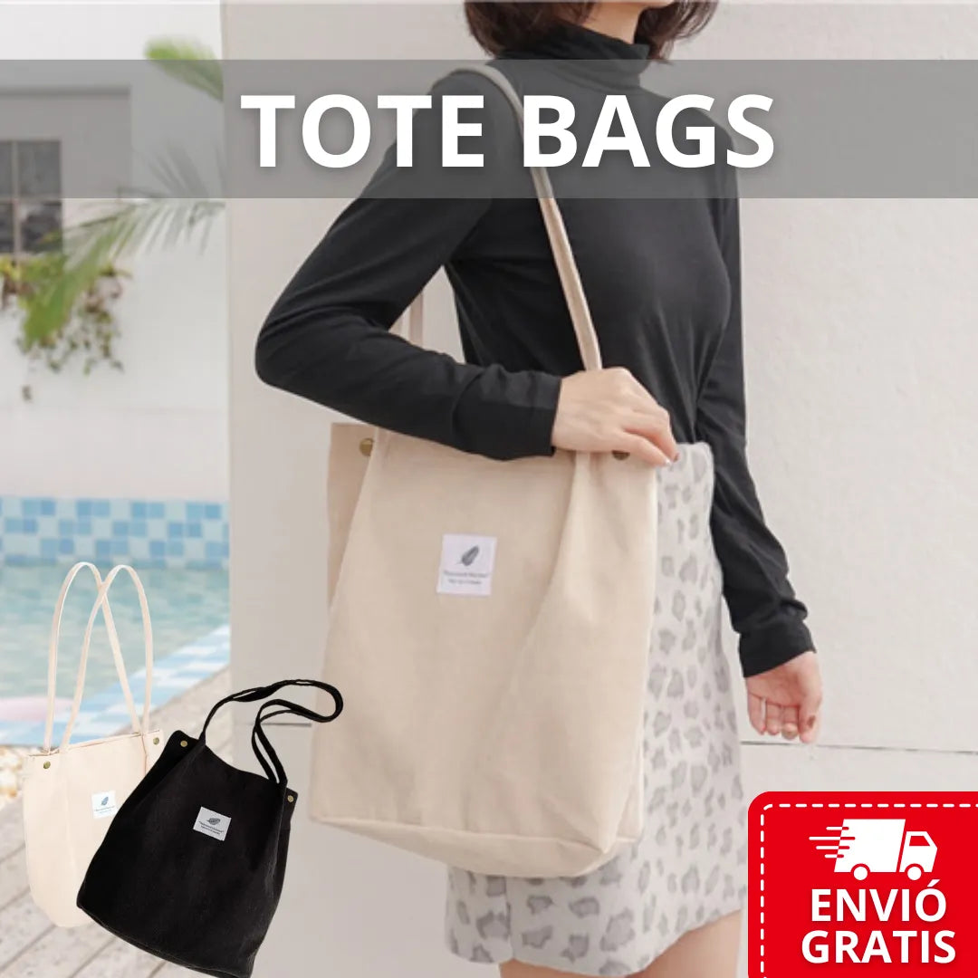 Bolso de Pana Grande - Tote Bags