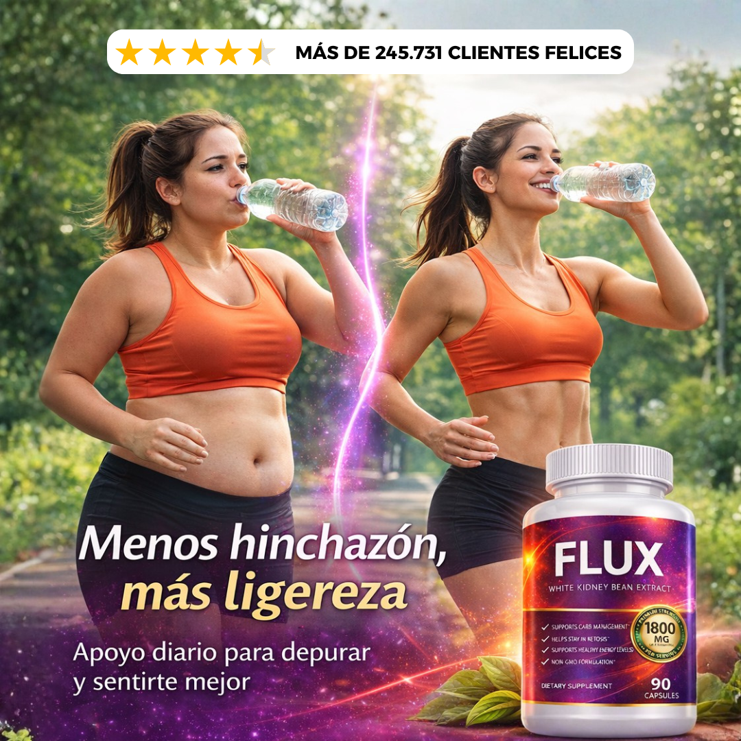 FLUX: Limpieza interna en cápsulas para bajar carbohidratos