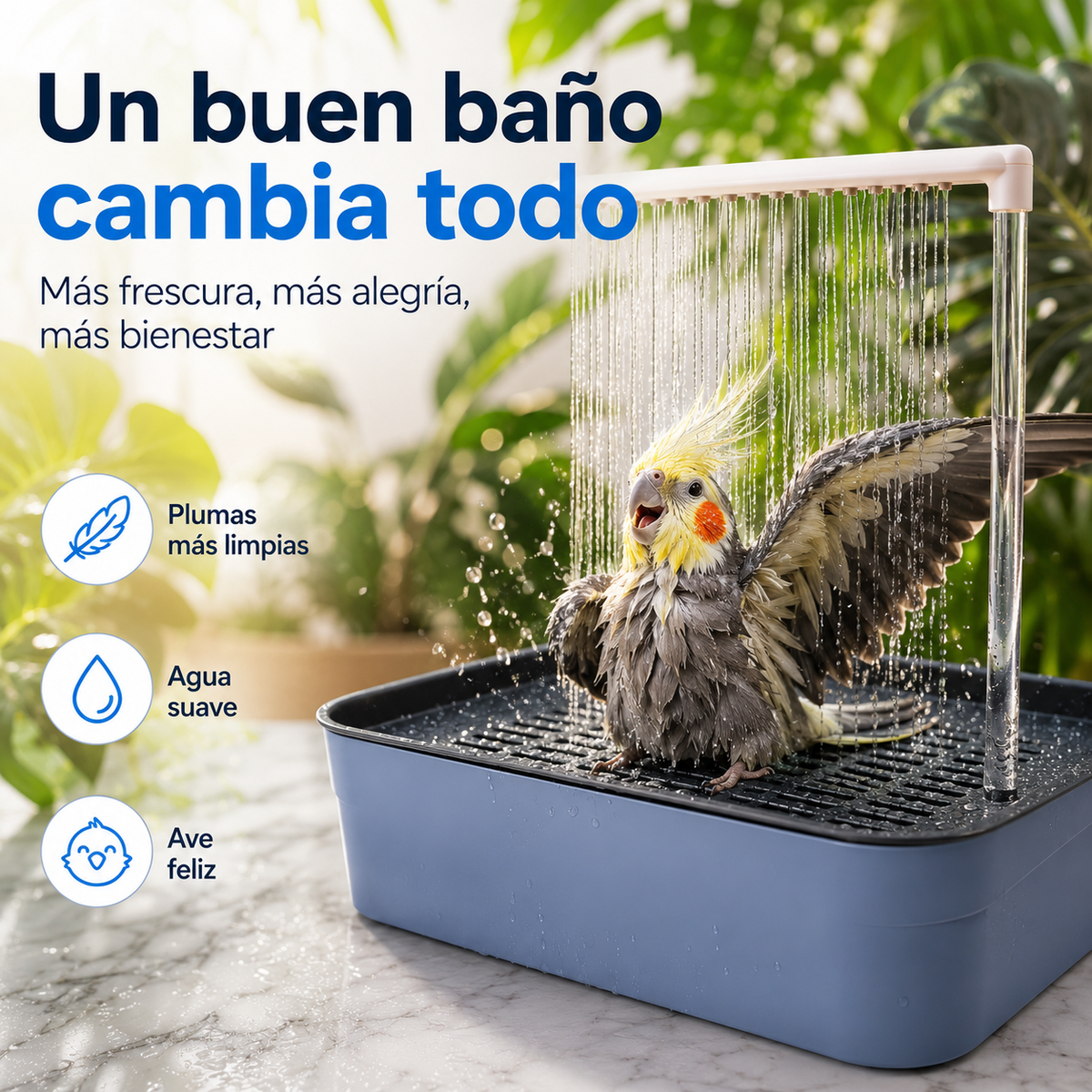 FUENTE DE AVES: HAZ QUE TUS PAJAROS CANTEN FELICES