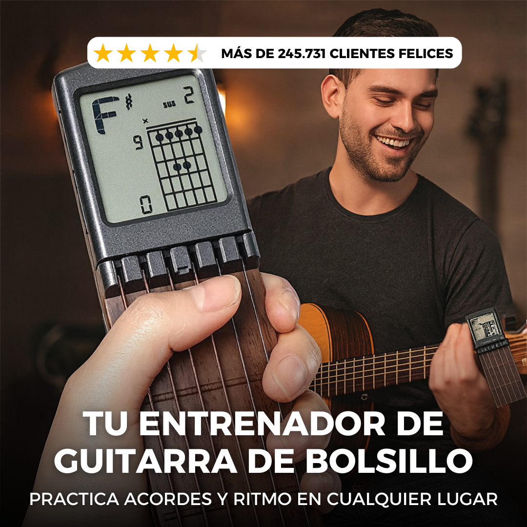 Tu Entrenador de Guitarra de Bolsillo 🎸🎶