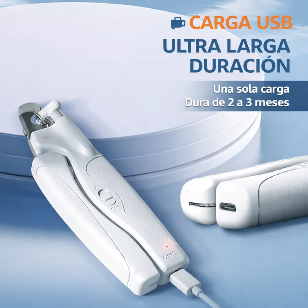 Córtale las uñas sin miedo: la luz LED te muestra dónde cortar