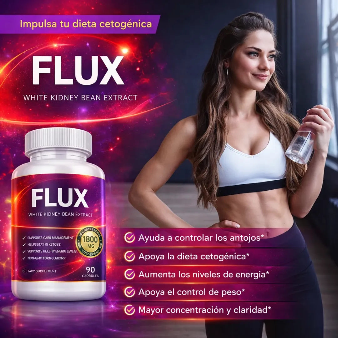 FLUX: Limpieza interna en cápsulas para bajar carbohidratos
