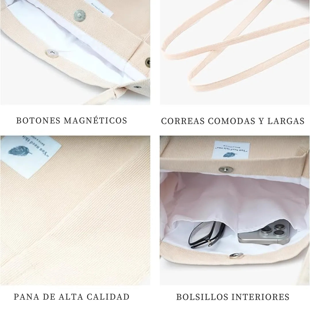 Bolso de Pana Grande - Tote Bags