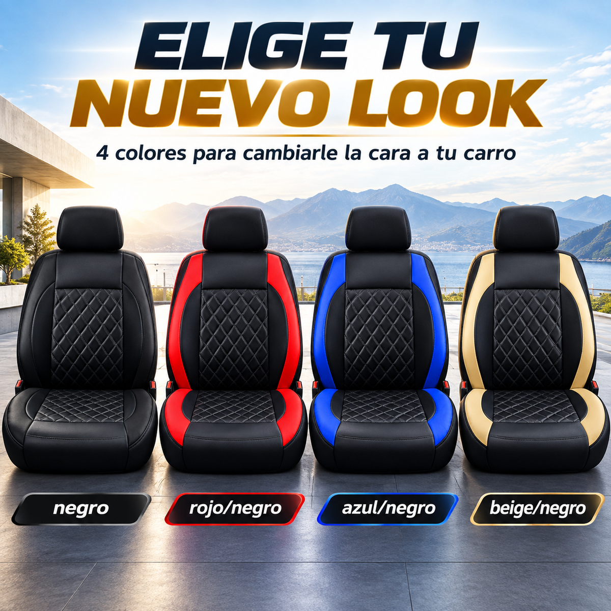 SET X5 FORROS DE AUTO: HAZ QUE TODOS NOTEN EL CAMBIO