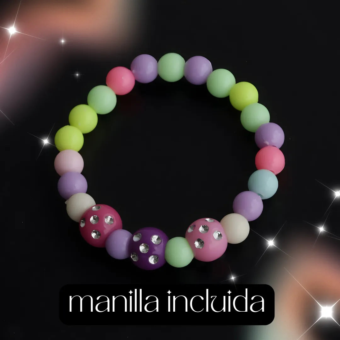 Uñas para niñas + pulsera