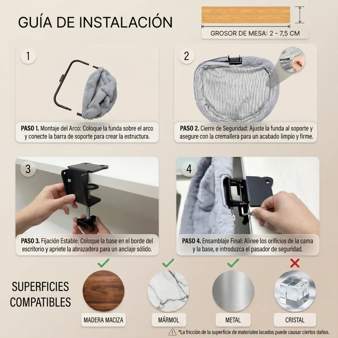 CAMA PORTATIL PARA GATITOS: SU LUGAR FAVORITO ESTÁ JUNTO A TI
