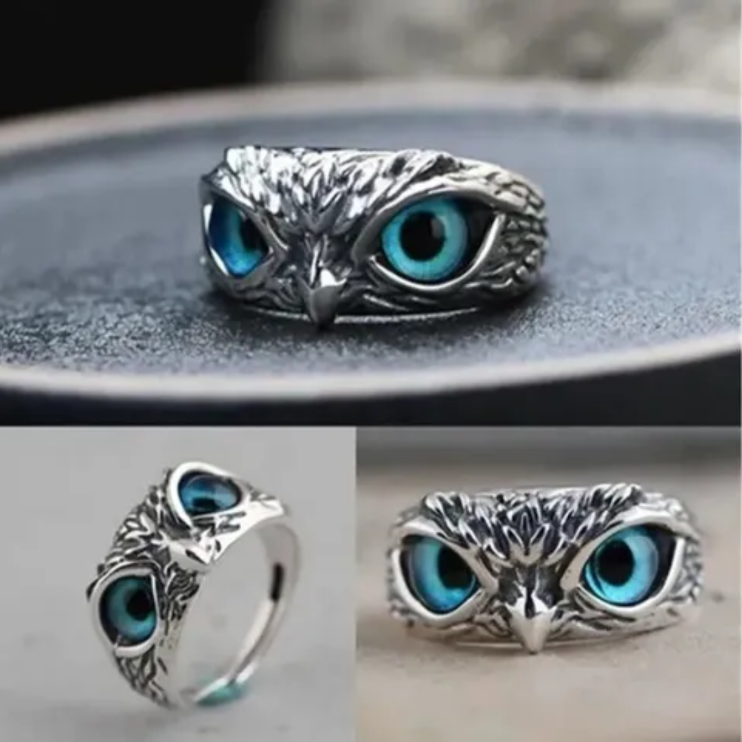 SET X3 ANILLOS LLEVA CONTIGO EL PODER DEL BÚHO