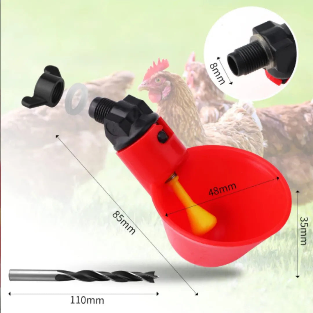 Agua Siempre Lista: Bebedero con niple para Aves