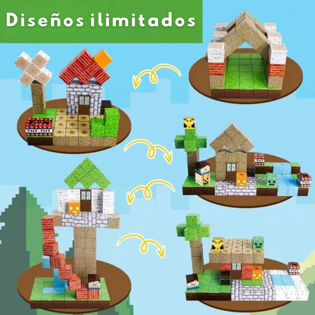 MagnetCraft - Set de Construcción Magnéticos