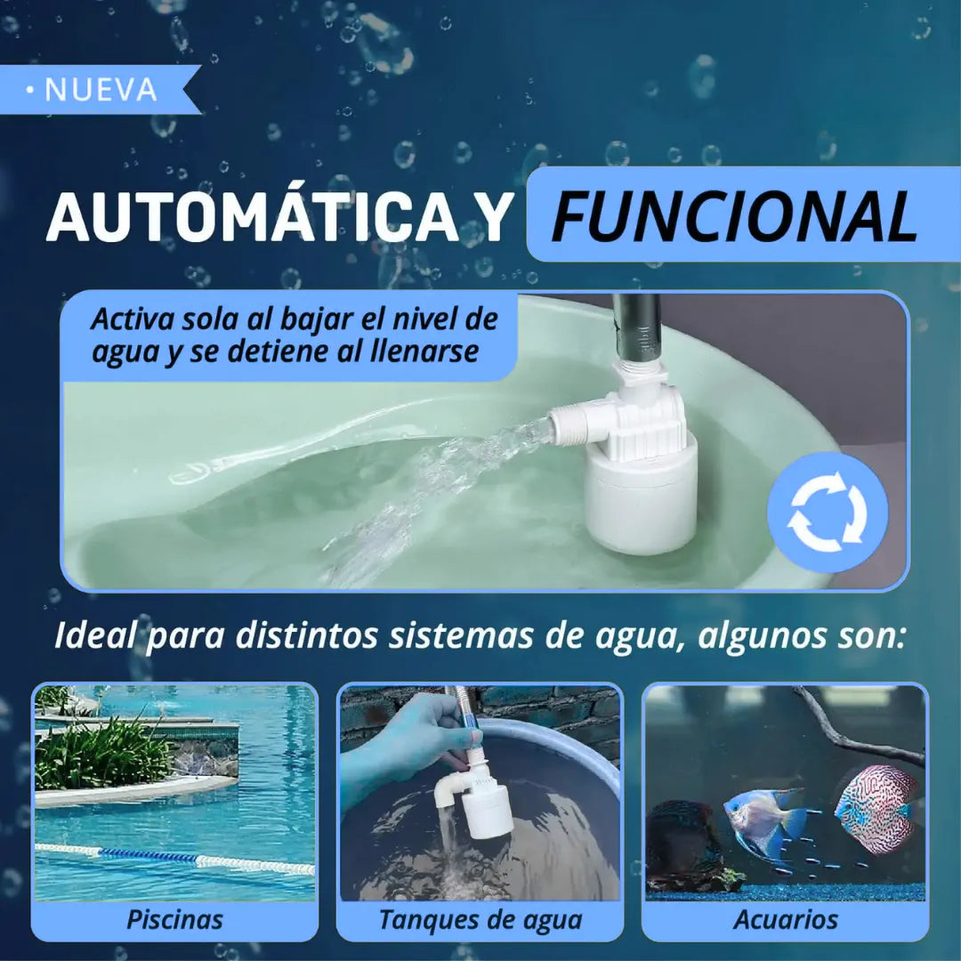 VALVULAS DE CONTROL DE AGUA AUTOMATICA