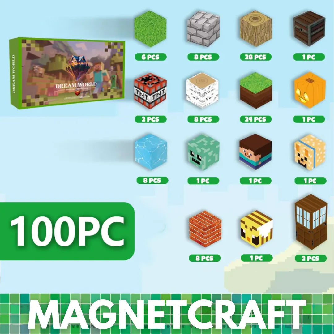 MagnetCraft - Set de Construcción Magnéticos