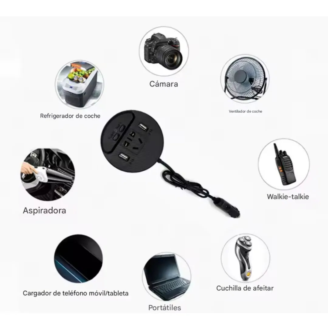 Inversor De Corriente: Carga todo a la vez en el vehículo