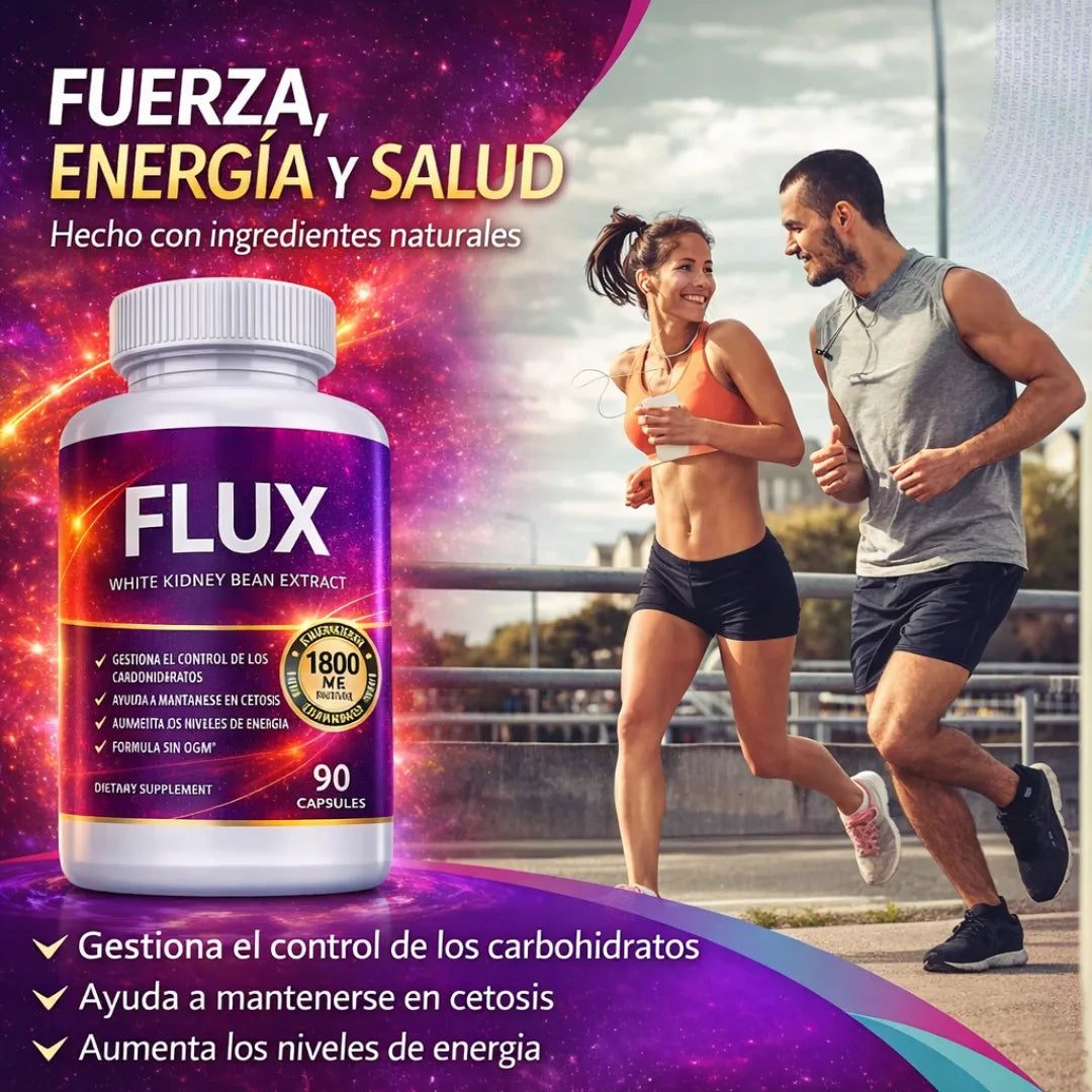 FLUX: Limpieza interna en cápsulas para bajar carbohidratos