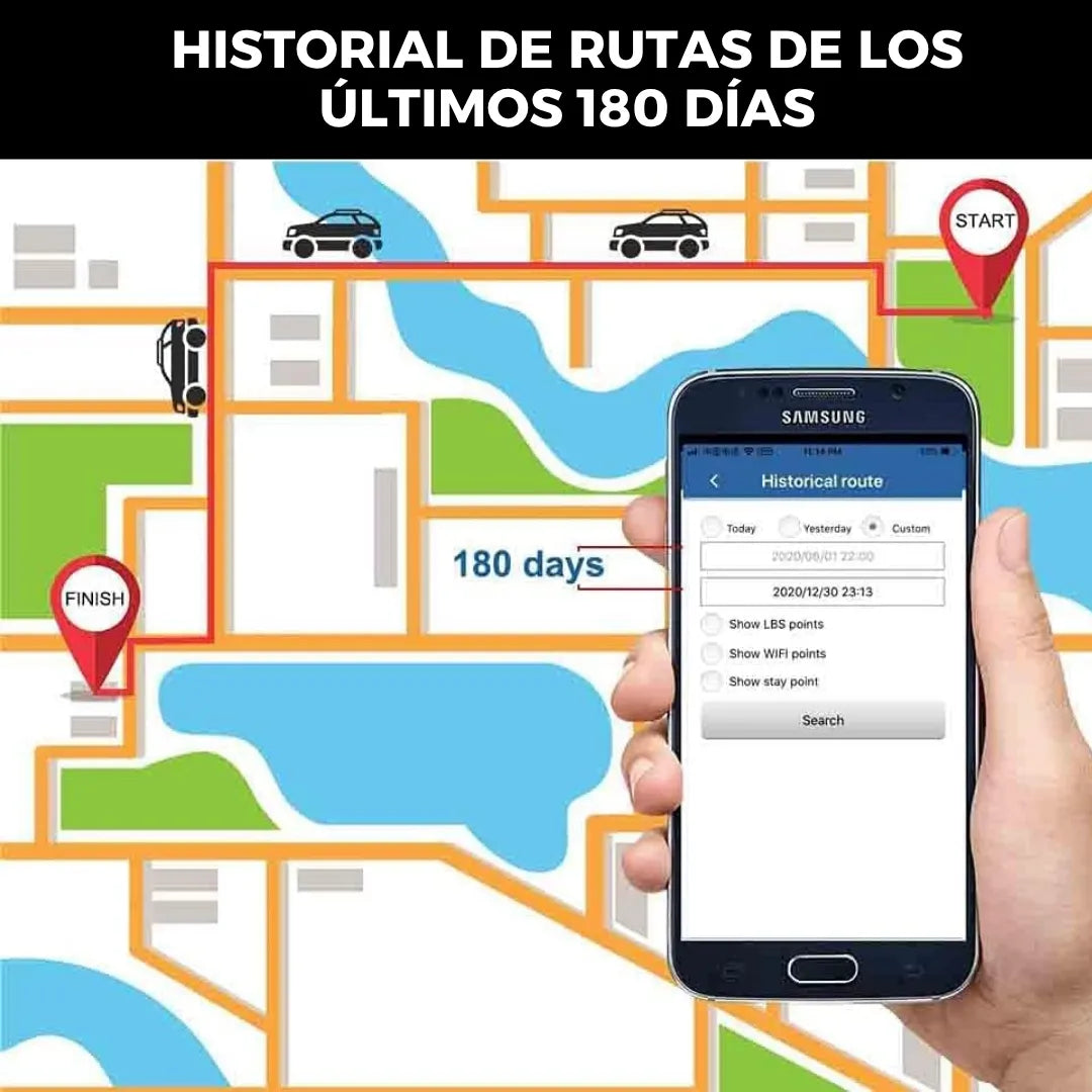 Rastreador GPS Magnético