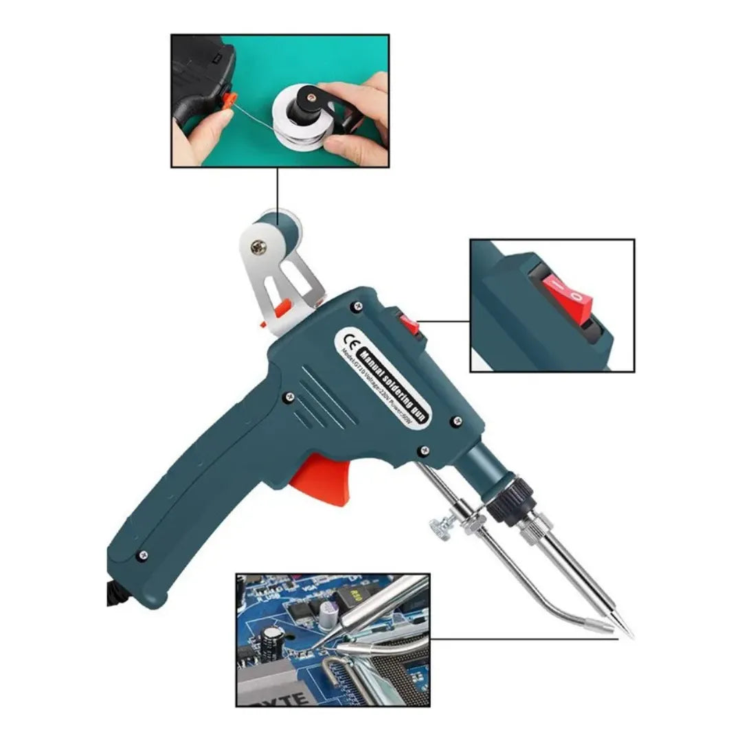 Pistola de soldar 60W: rápida y precisa