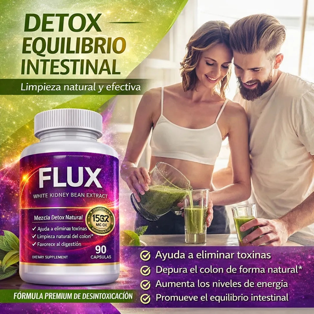 FLUX: Limpieza interna en cápsulas para bajar carbohidratos