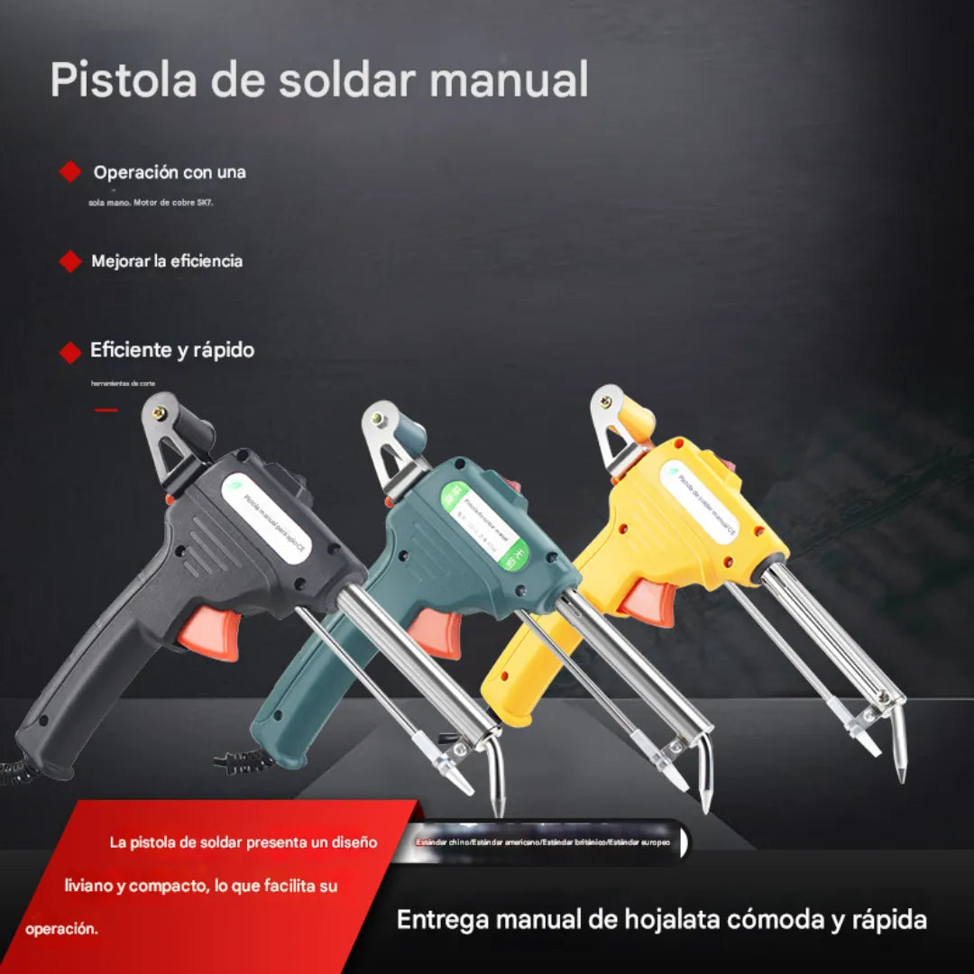 Pistola de soldar 60W: rápida y precisa