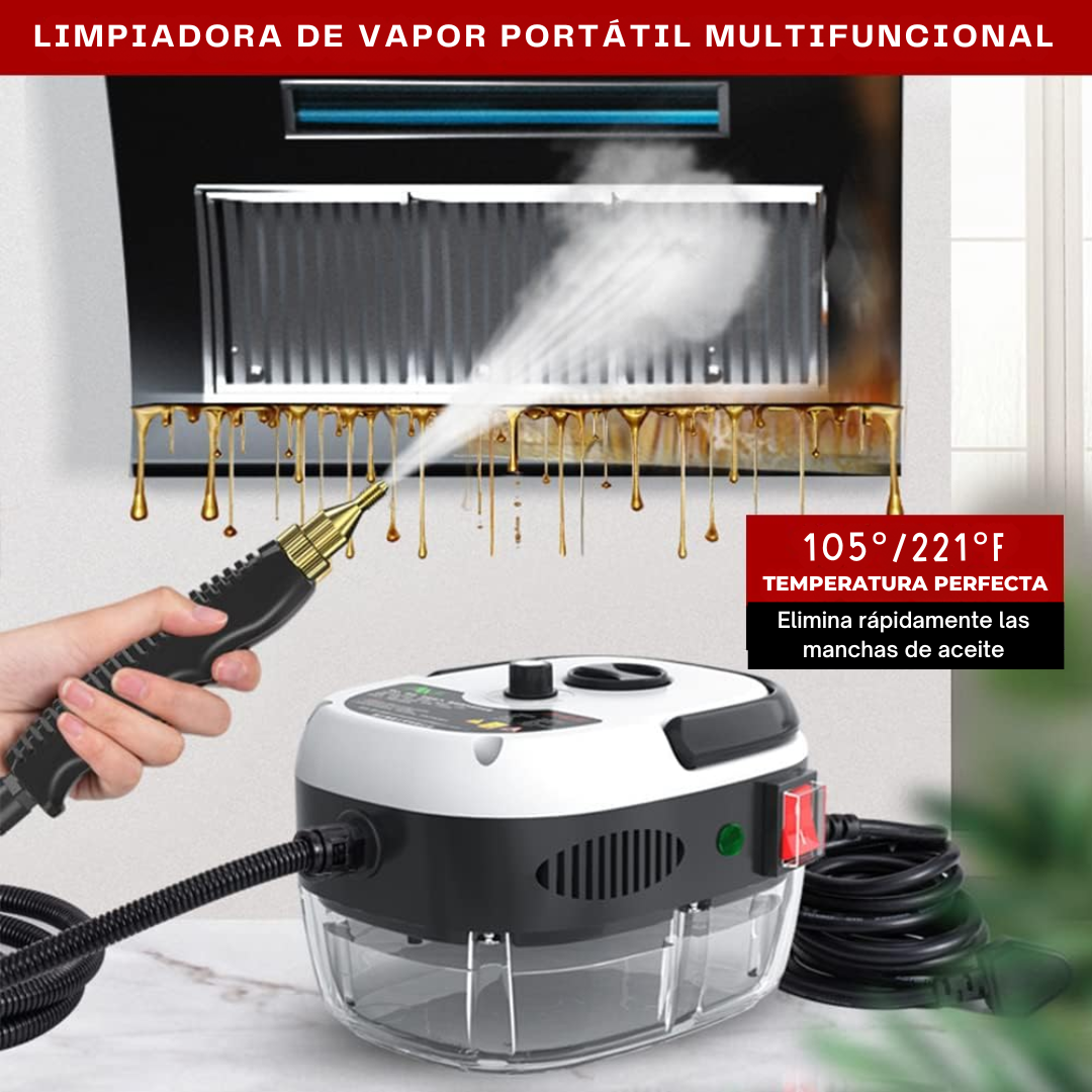 Limpiador de vapor caliente de 2.500W