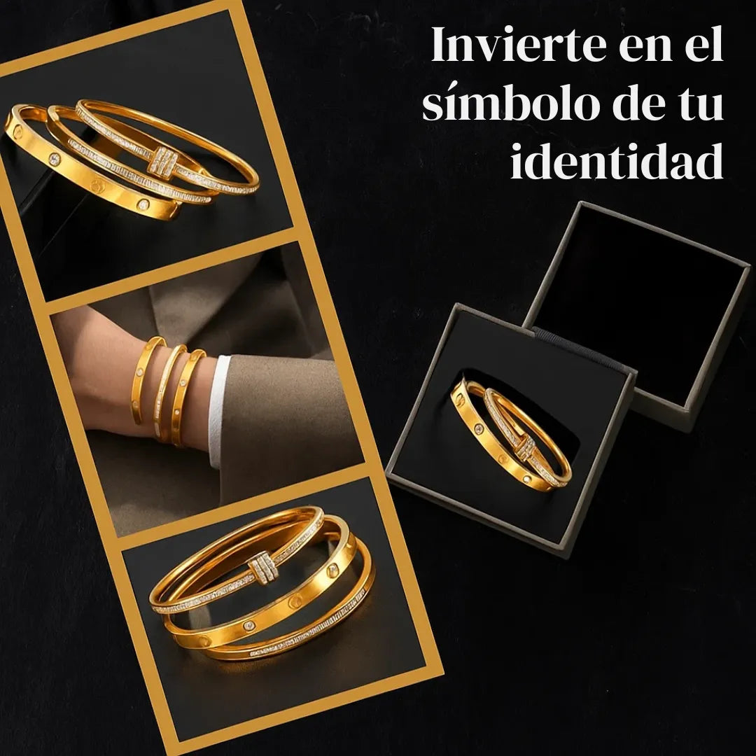 Set Brazaletes Cartier Trinidad de Poder