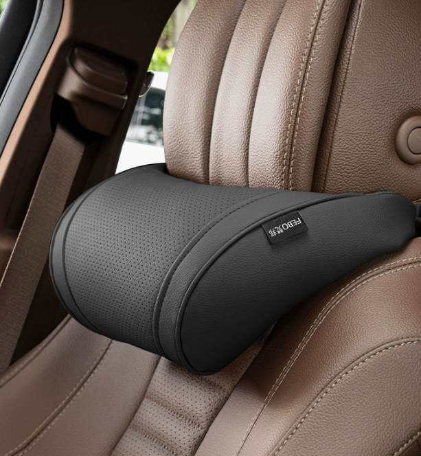 Almohada de cervical de cuero para Carro – Maneja Cómodo Todo el Día