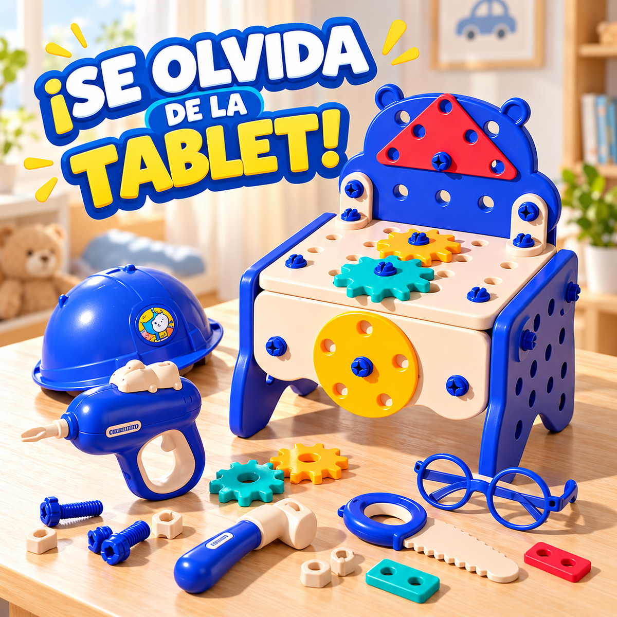 Banco de Herramientas Infantil - 92 Piezas