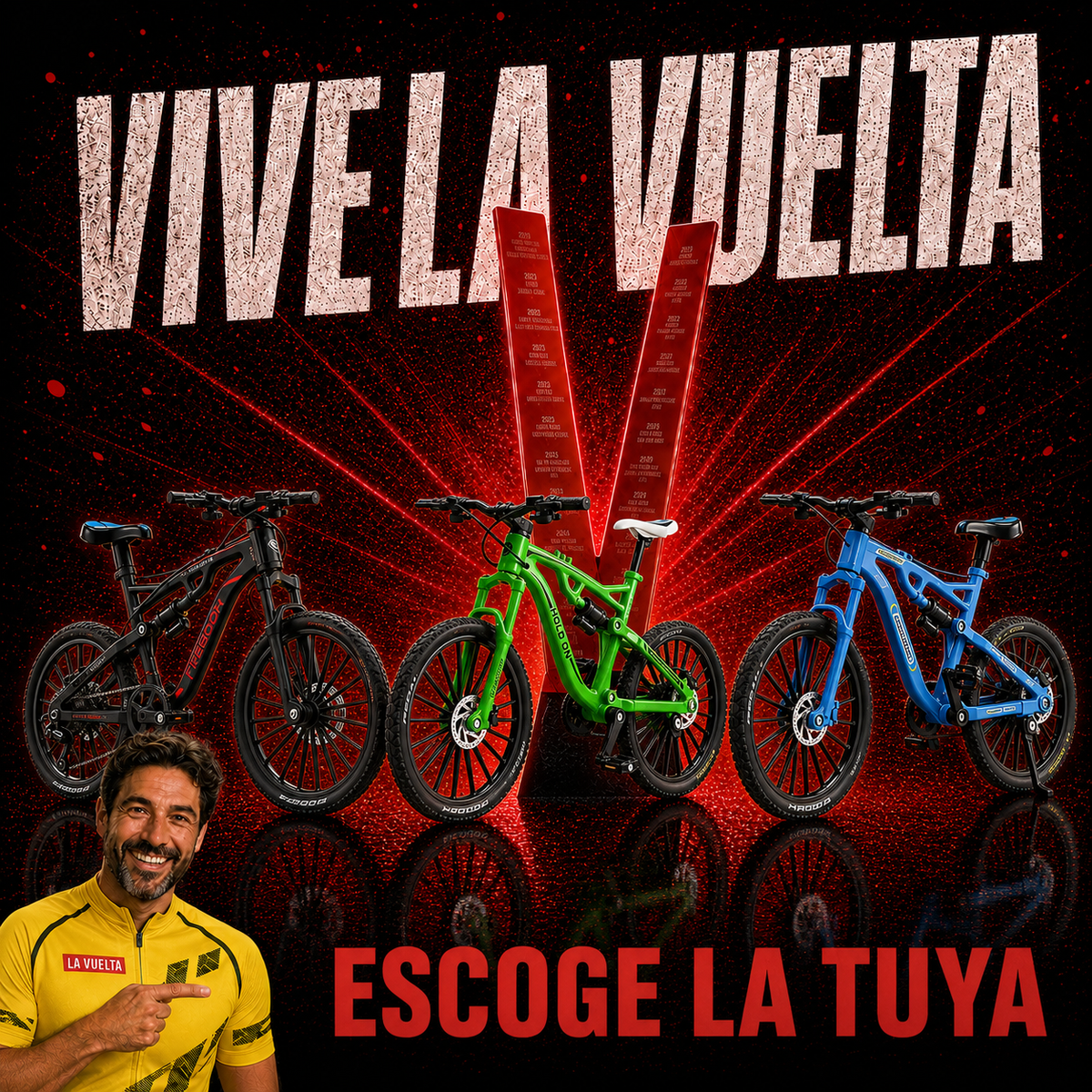 Bicicleta MTB coleccionable - Acompaña la vuelta España