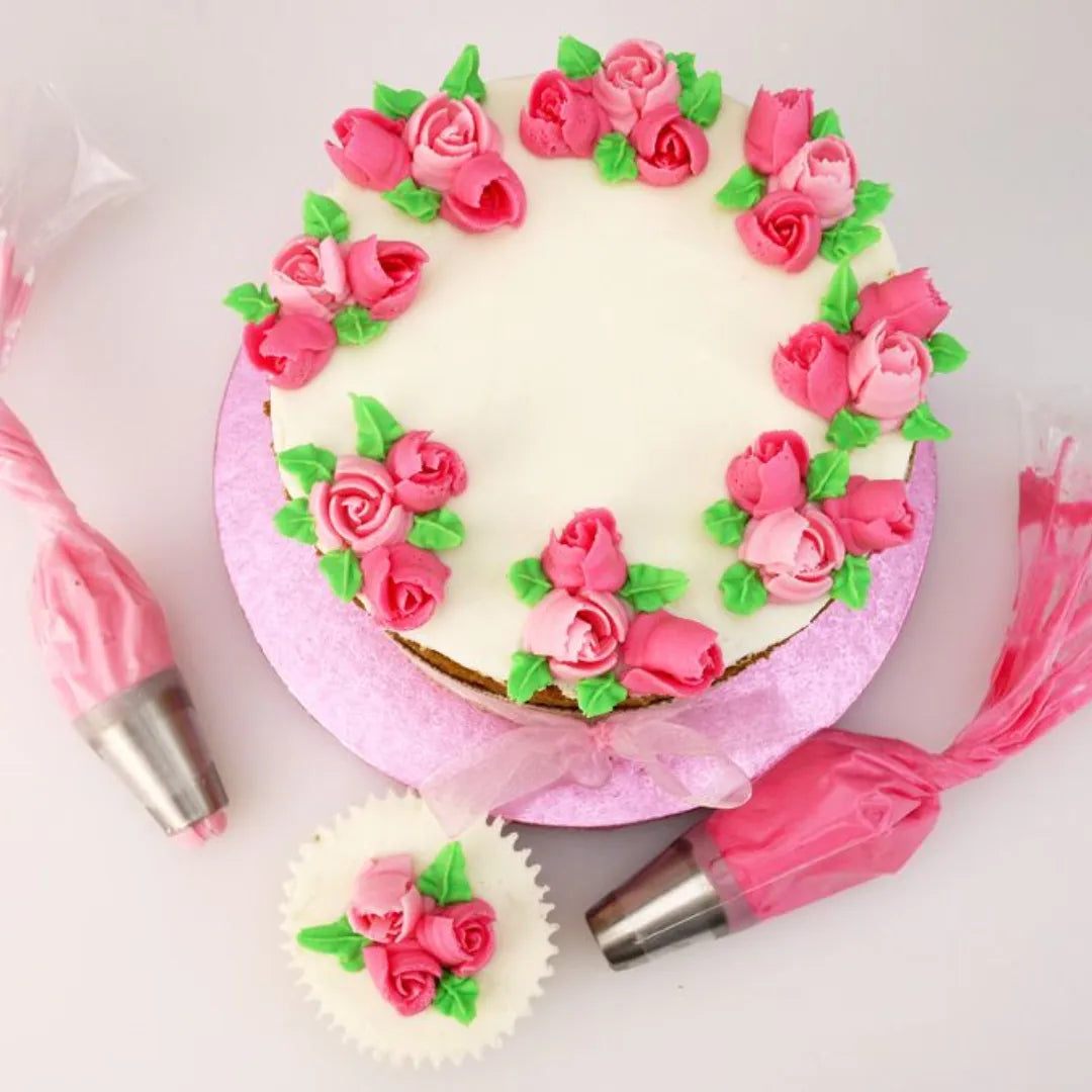 Boquillas Rusas: Flores Perfectas con Solo Presionar 🧁🌸