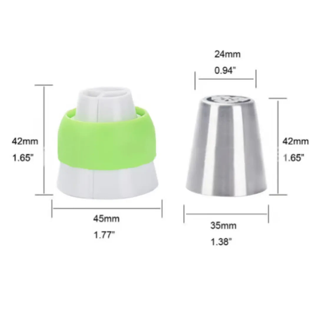 Boquillas Rusas: Flores Perfectas con Solo Presionar 🧁🌸