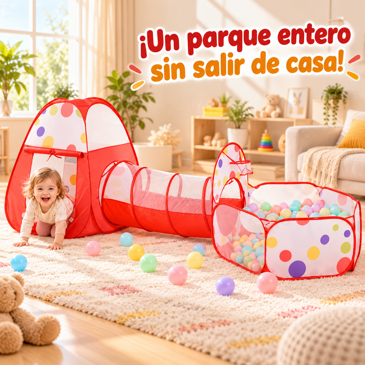 Centro de Juegos plegable 3 en 1