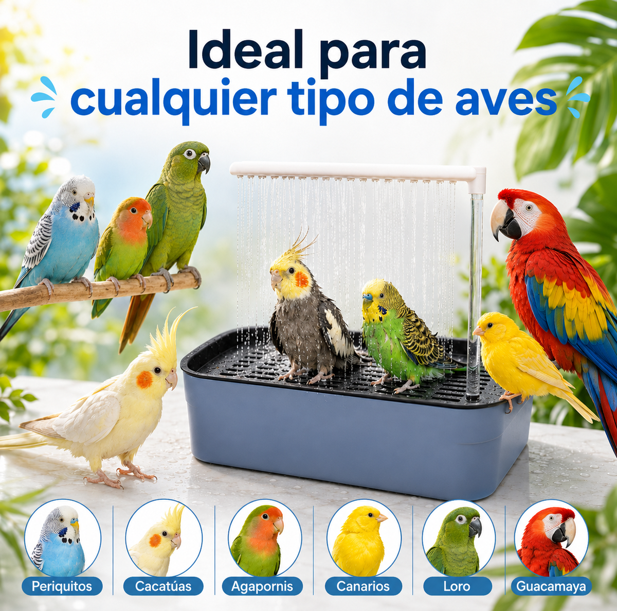 FUENTE DE AVES: HAZ QUE TUS PAJAROS CANTEN FELICES