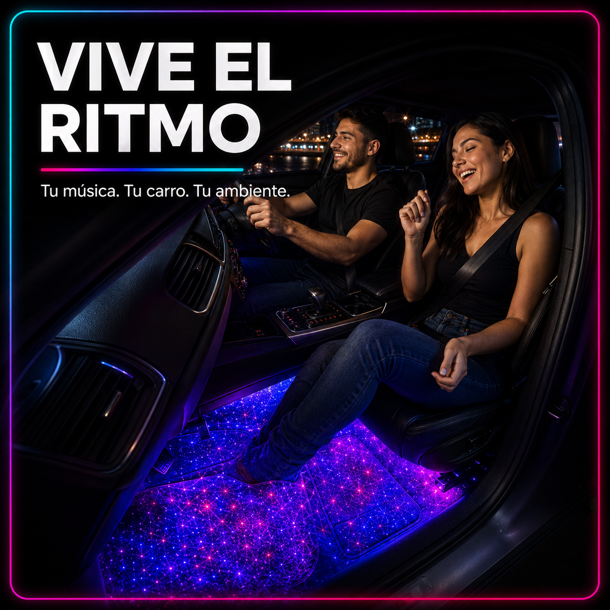 Luces LED RGB para Carro: enciende tu estilo