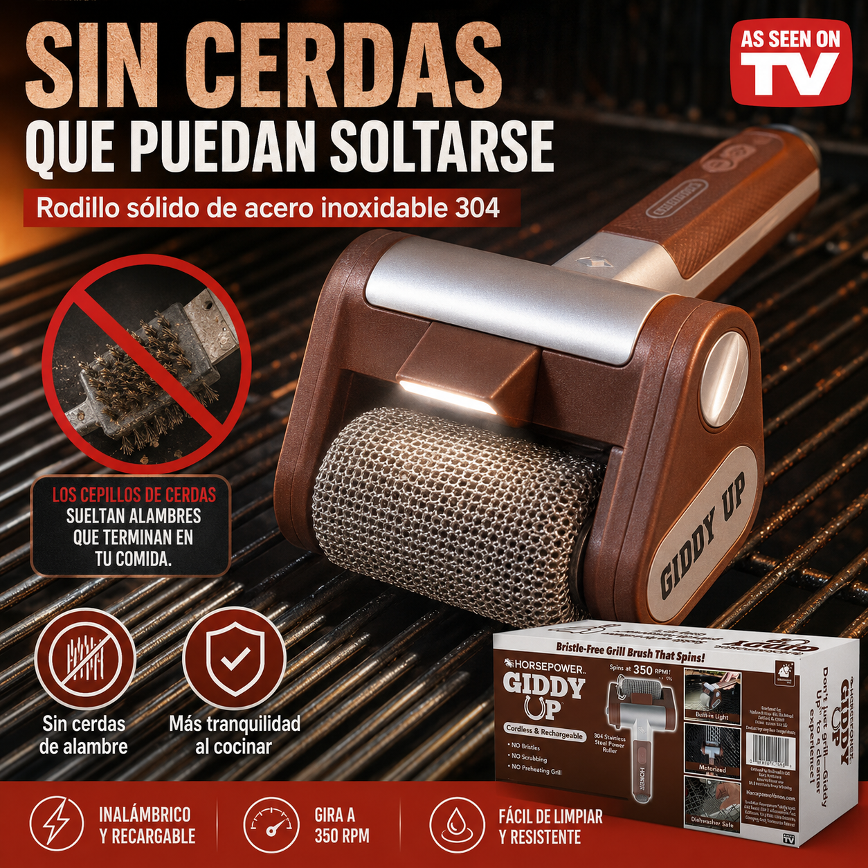 CEPILLO ELÉCTRICO: LIMPIA HASTA EL ÚLTIMO RESIDUO