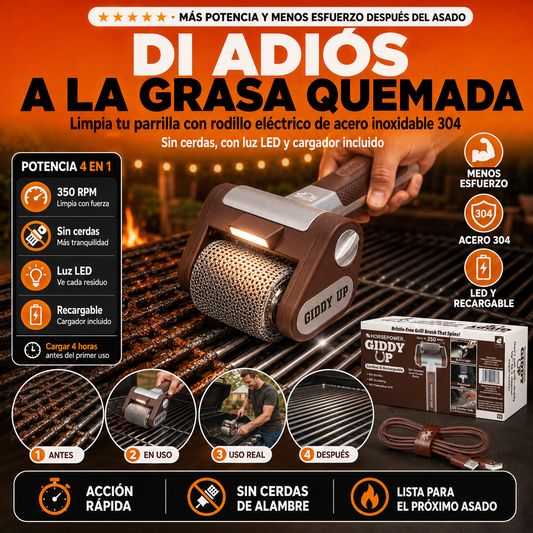 CEPILLO ELÉCTRICO: LIMPIA HASTA EL ÚLTIMO RESIDUO