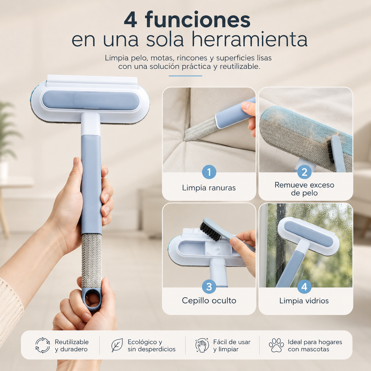 KIT NO MÁS PELOS: QUE LOS PELOS NO DOMINEN TU CASA