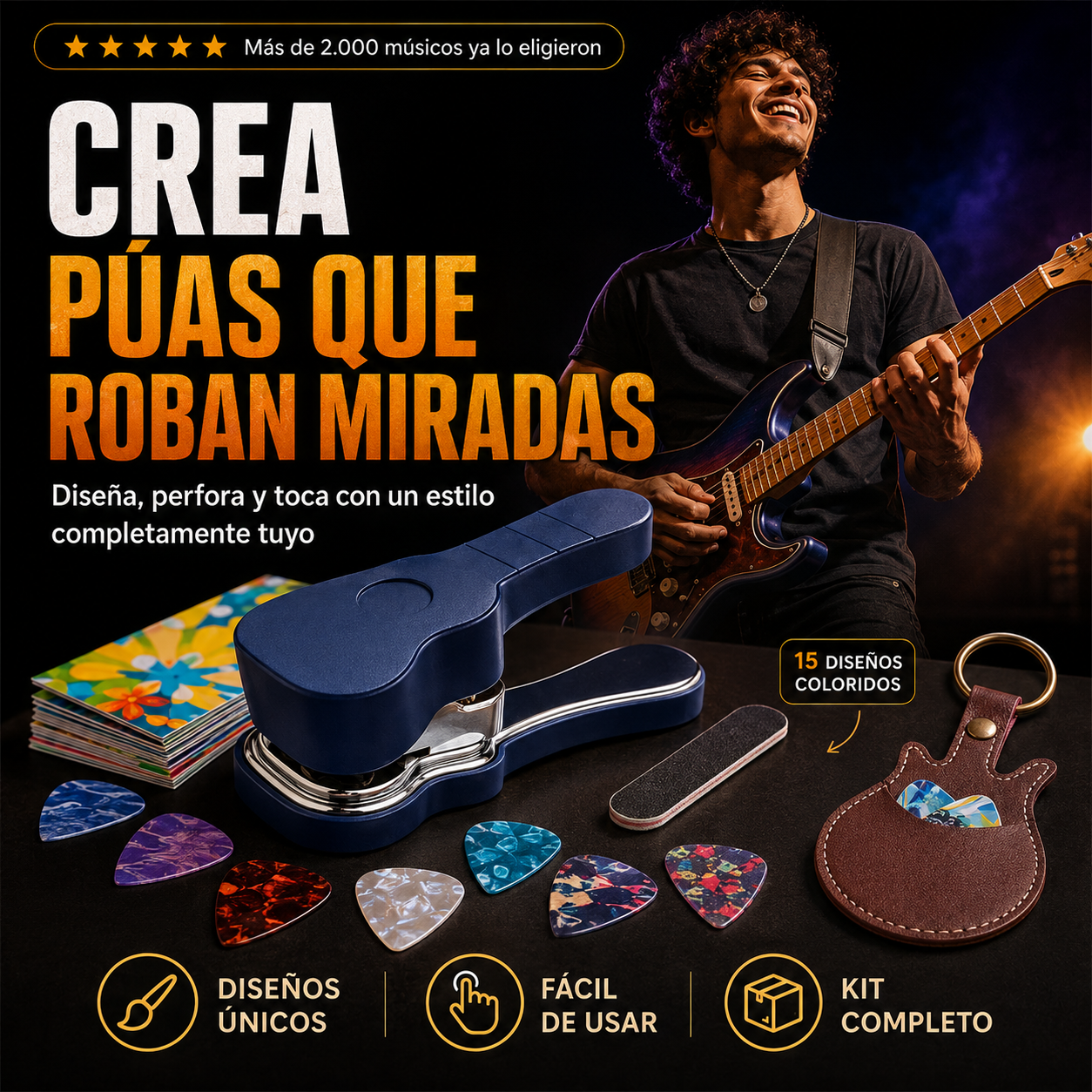 Kit Creador de Púas: Tu música, tu estilo