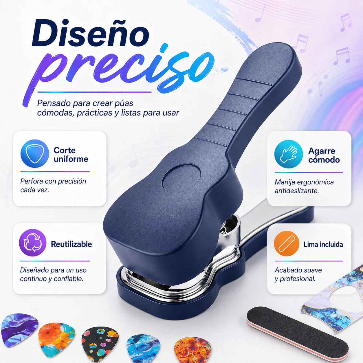 Kit Creador de Púas: Tu música, tu estilo