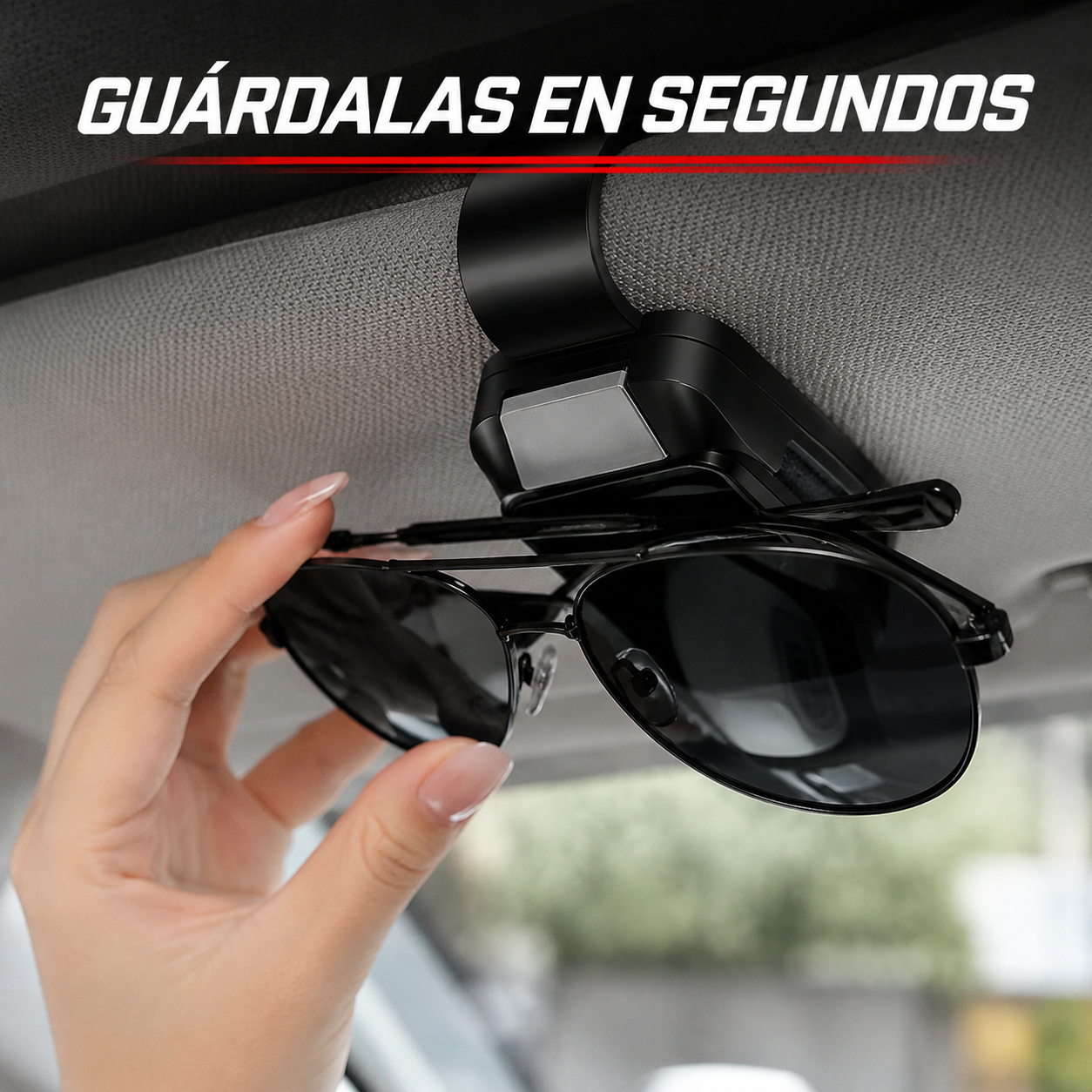 Clip para Gafas de Coche | Tus Gafas en su Lugar