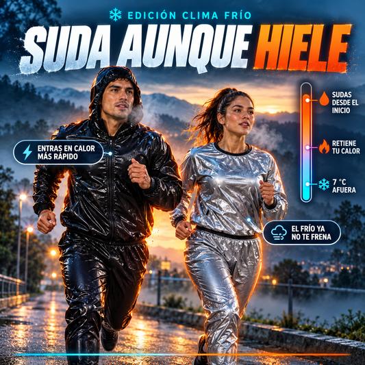 Traje Sauna Termo activó: Suda Aunque Hiele