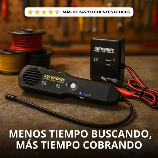 Detector de cortos, empalmes defectuosos y daños eléctricos