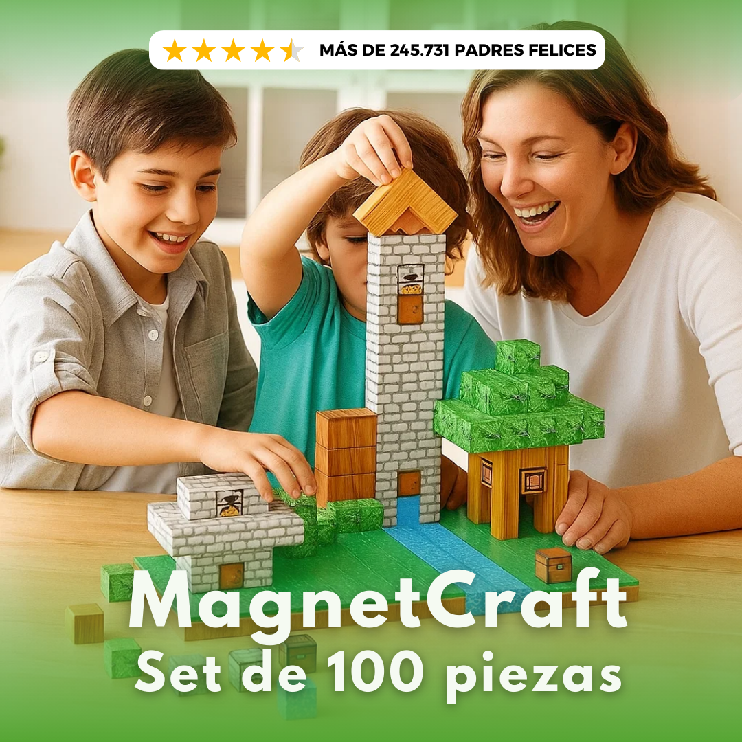 MagnetCraft - Set de Construcción Magnéticos