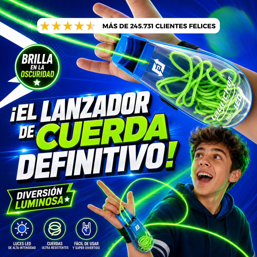 ¡ACTIVA SU MODO SUPERHÉROE Y LANZA TELARAÑAS DE LUZ!