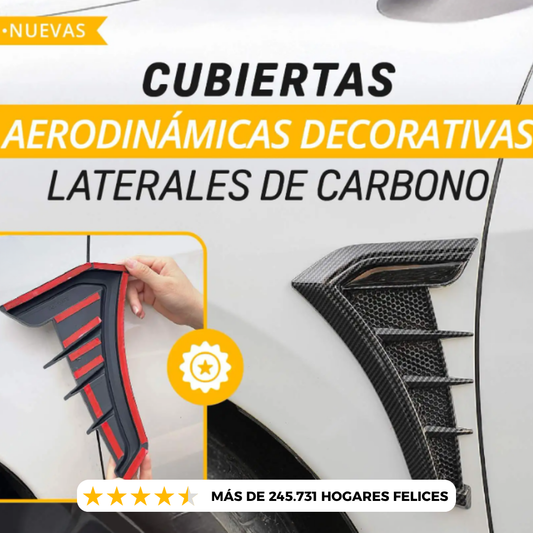 Cubiertas Aerodinamicas De Auto - Decorativas