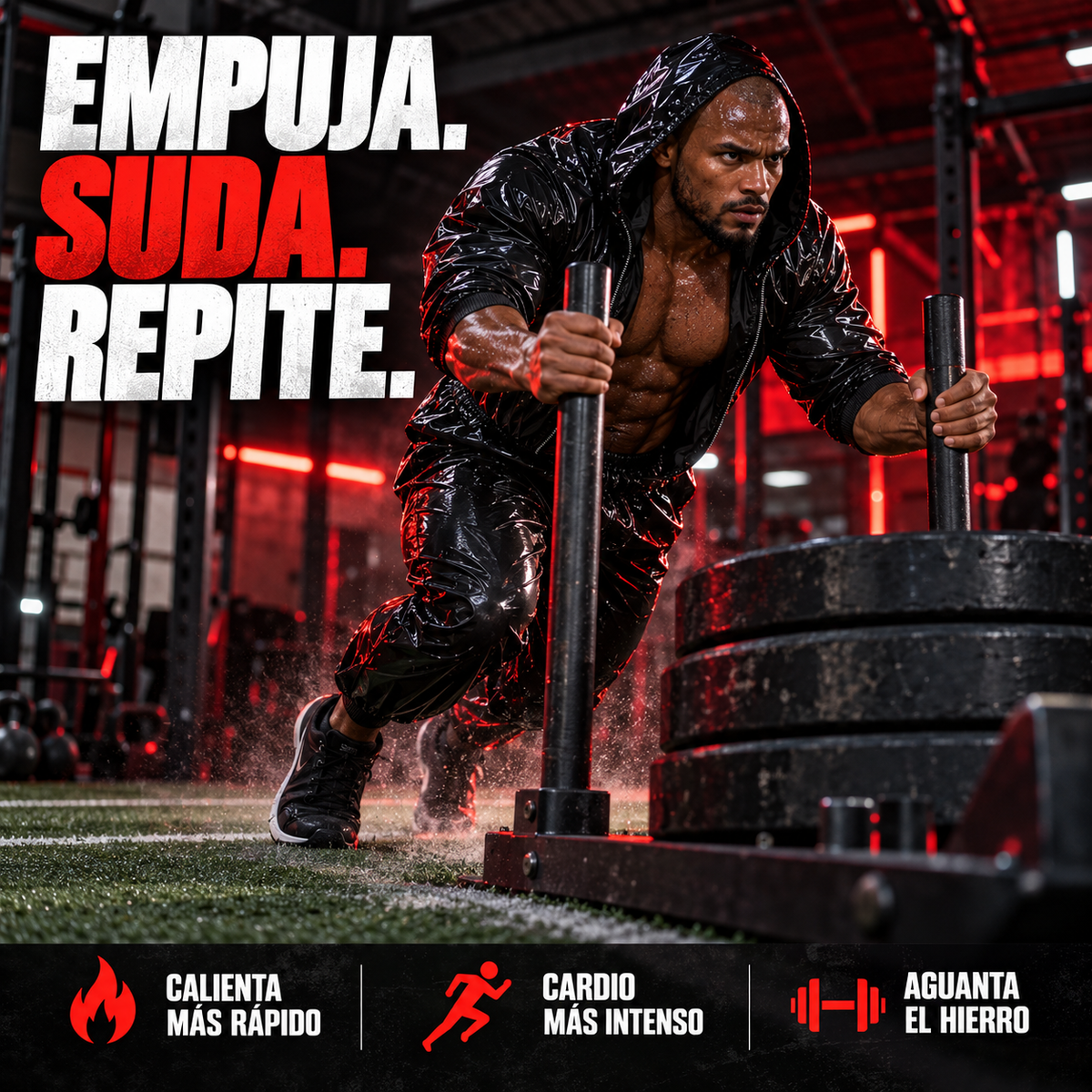 Traje Sauna Old School: Cardio de Tarima