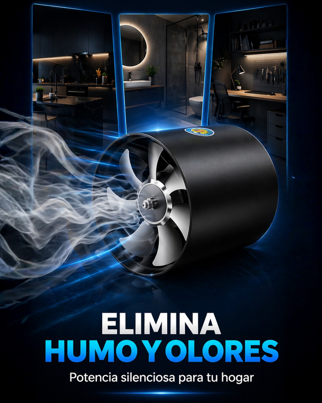 Extractor de aire silencioso - XM5